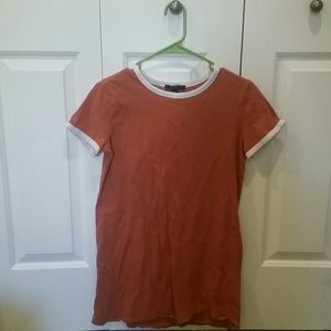 Forever 21 T-shirt dress- rusty orange